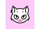 Pink Cat Dice