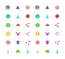 Иконки для Укрытого моря (VTT-token pack)