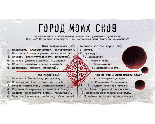 Город моих снов