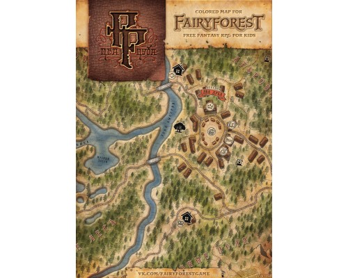Fairyforest Цветная карта