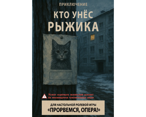 Прорвёмся, опера: Кто унёс Рыжика Прорвёмся, опера: Кто унёс Рыжика